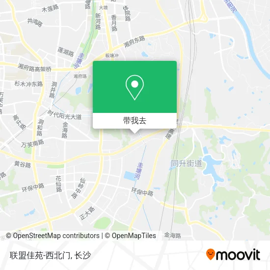 联盟佳苑-西北门地图