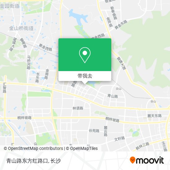 青山路东方红路口地图