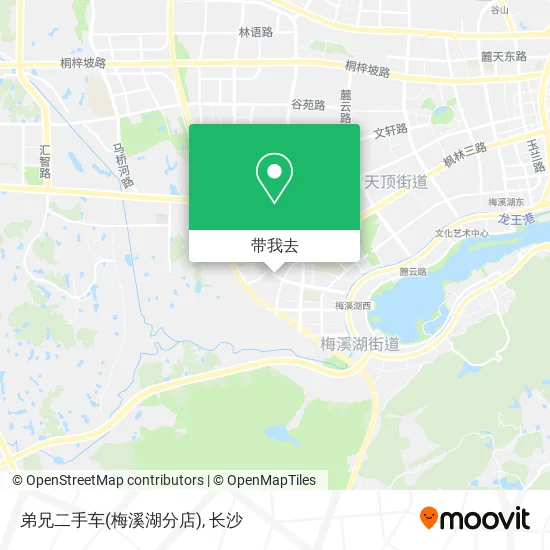 弟兄二手车(梅溪湖分店)地图