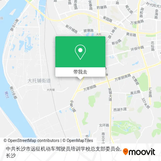 中共长沙市远征机动车驾驶员培训学校总支部委员会地图