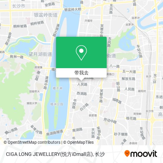 CIGA LONG JEWELLERY(悦方iDmall店)地图