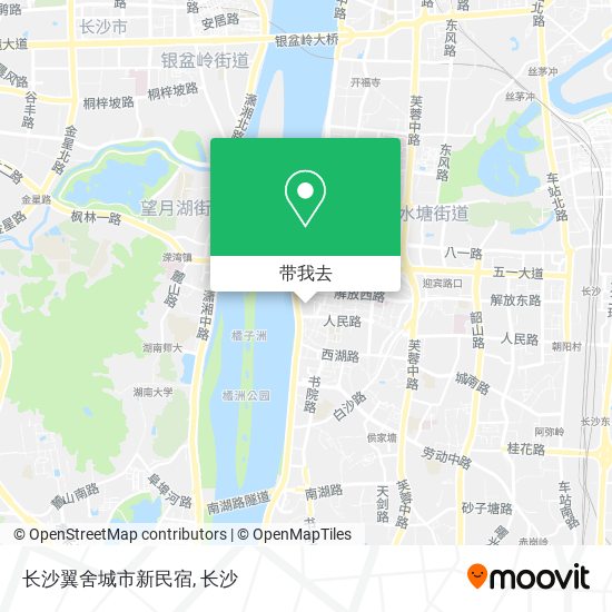 长沙翼舍城市新民宿地图