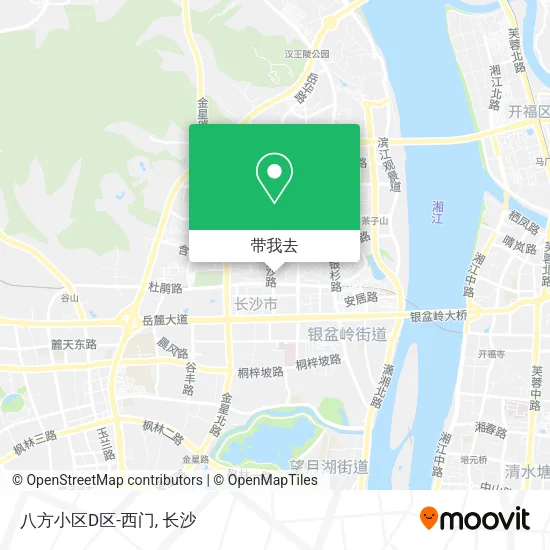 八方小区D区-西门地图