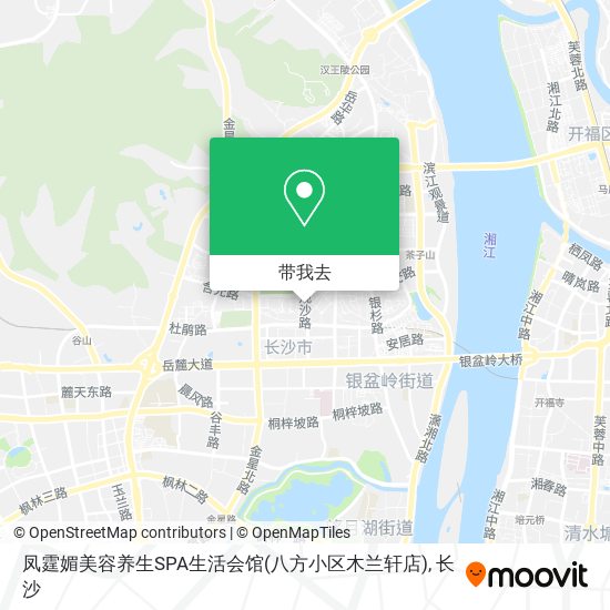 凤霆媚美容养生SPA生活会馆(八方小区木兰轩店)地图
