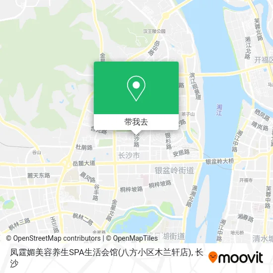凤霆媚美容养生SPA生活会馆(八方小区木兰轩店)地图