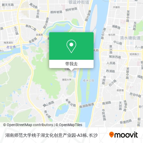 湖南师范大学桃子湖文化创意产业园-A3栋地图