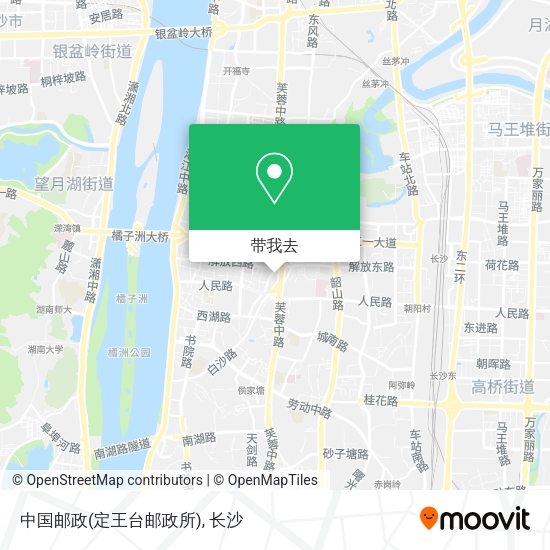 中国邮政(定王台邮政所)地图