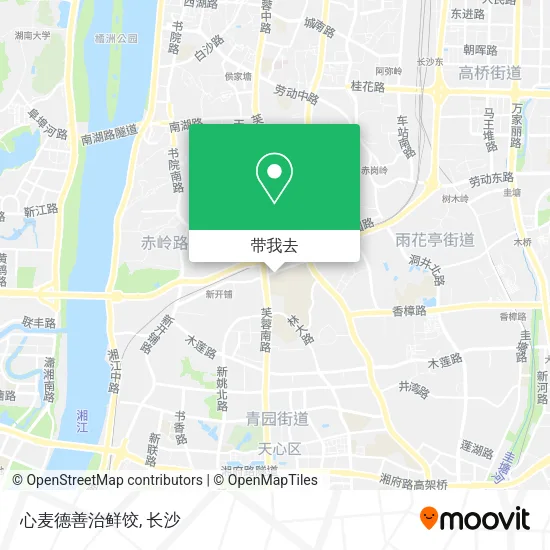 心麦德善治鲜饺地图