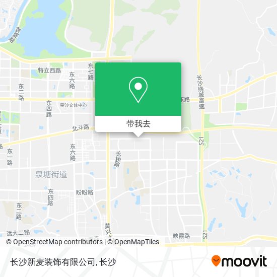 长沙新麦装饰有限公司地图