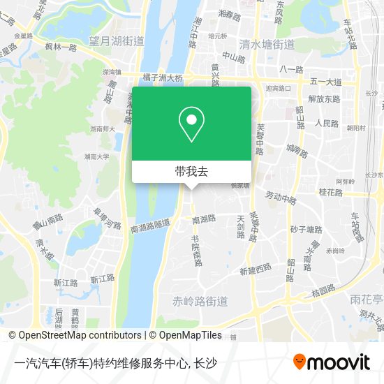 一汽汽车(轿车)特约维修服务中心地图