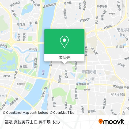 福晟·克拉美丽山庄-停车场地图
