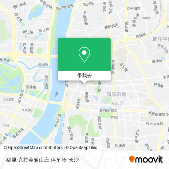 福晟·克拉美丽山庄-停车场地图