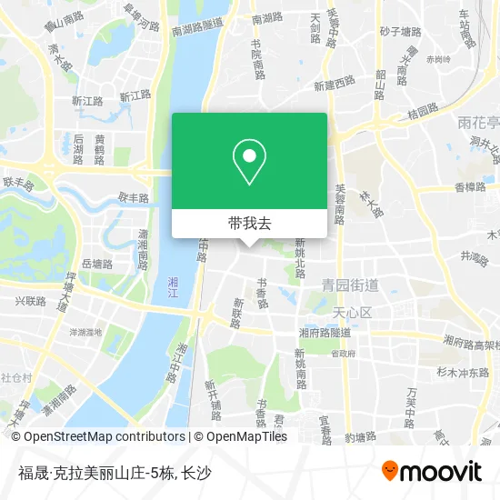 福晟·克拉美丽山庄-5栋地图