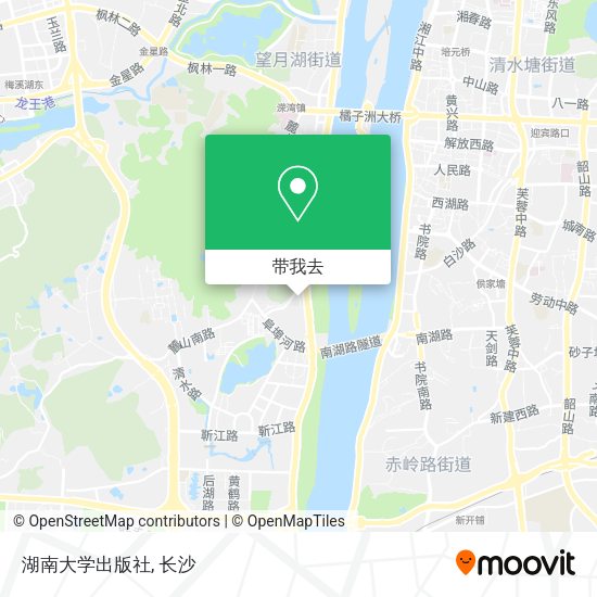 湖南大学出版社地图