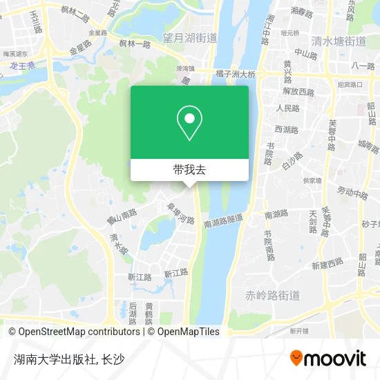 湖南大学出版社地图