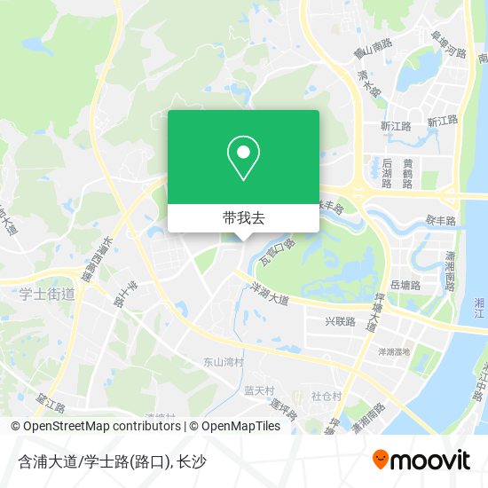 含浦大道/学士路(路口)地图