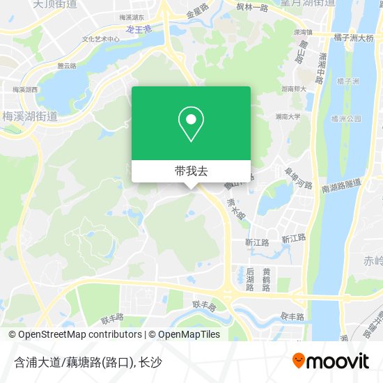 含浦大道/藕塘路(路口)地图