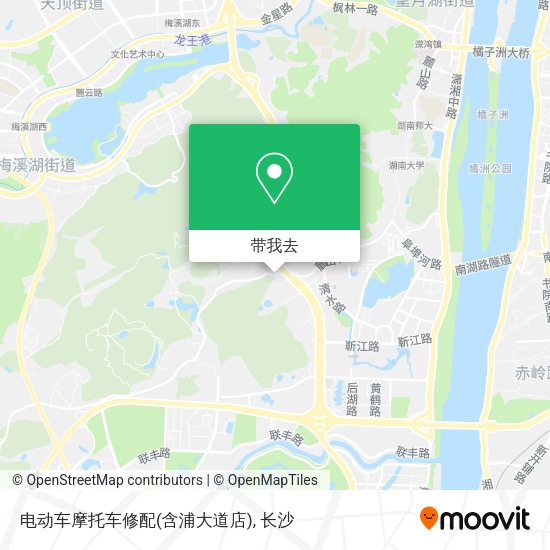 电动车摩托车修配(含浦大道店)地图