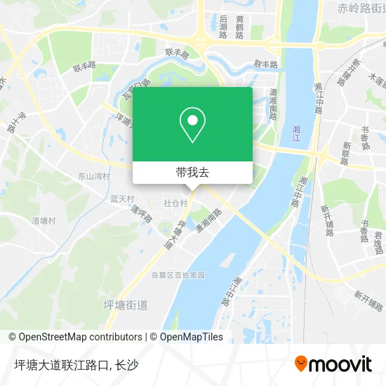 坪塘大道联江路口地图