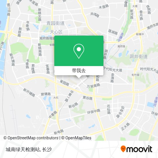 城南绿天检测站地图