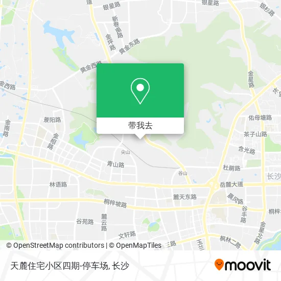 天麓住宅小区四期-停车场地图
