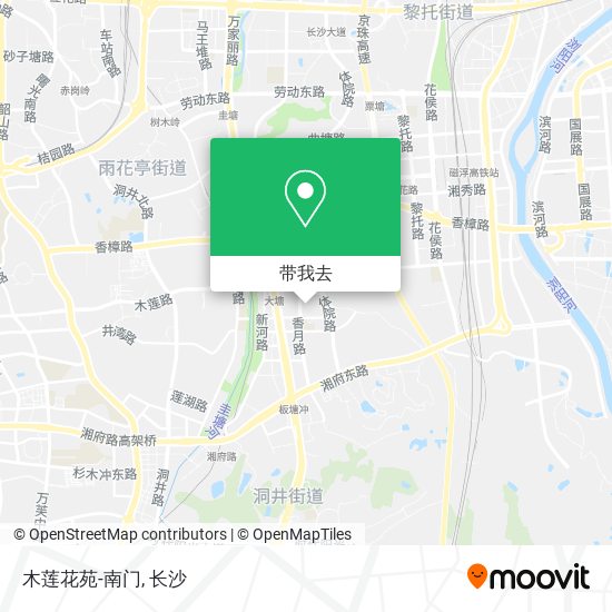 木莲花苑-南门地图