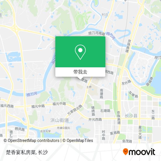 楚香宴私房菜地图