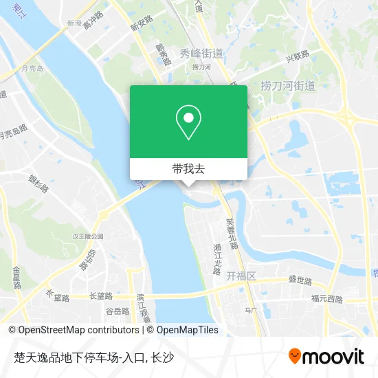 楚天逸品地下停车场-入口地图
