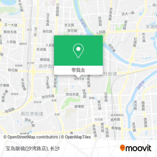 宝岛眼镜(沙湾路店)地图