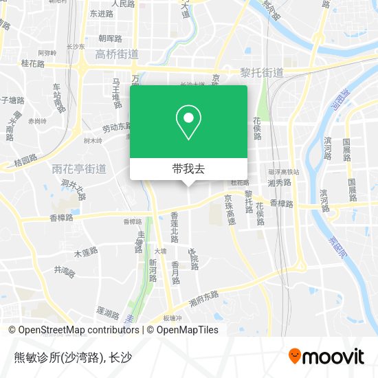 熊敏诊所(沙湾路)地图