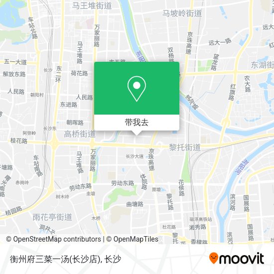 衡州府三菜一汤(长沙店)地图