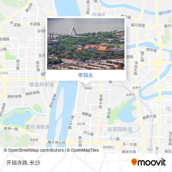 开福寺路地图