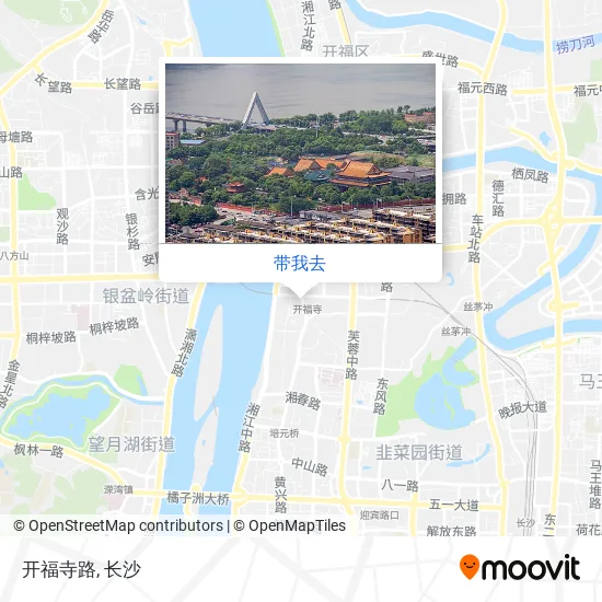 开福寺路地图