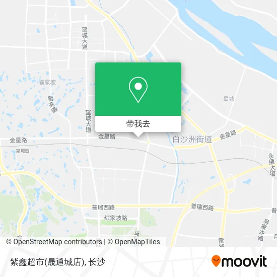 紫鑫超市(晟通城店)地图