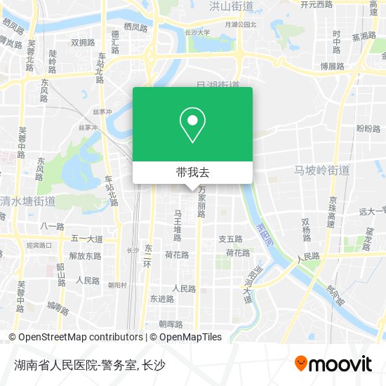 湖南省人民医院-警务室地图