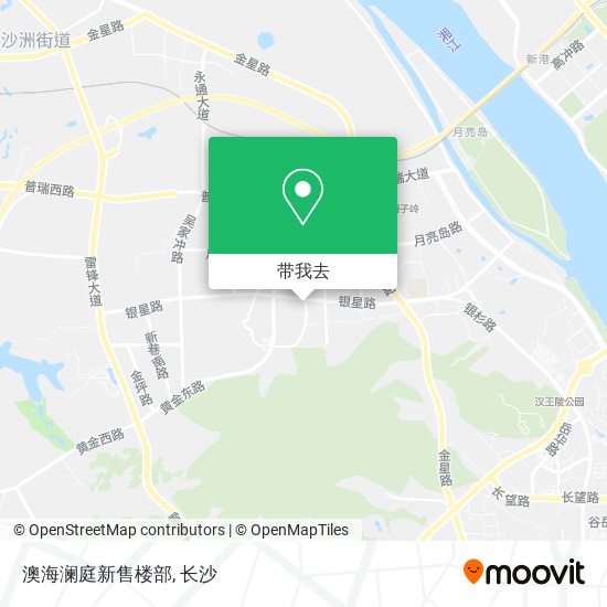 澳海澜庭新售楼部地图