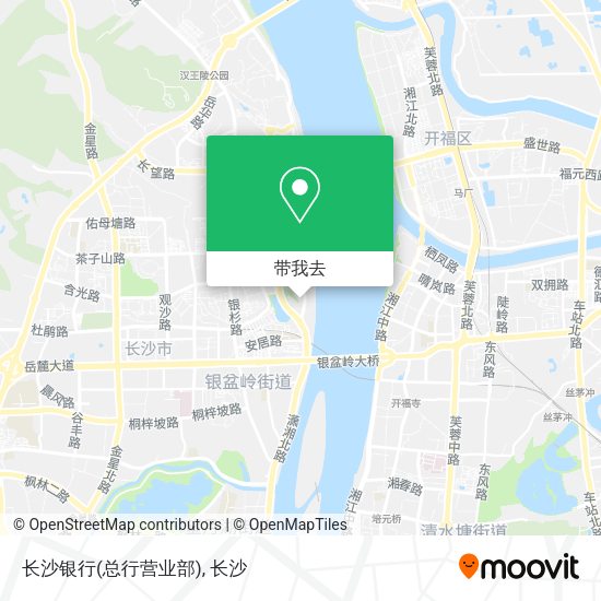 长沙银行(总行营业部)地图