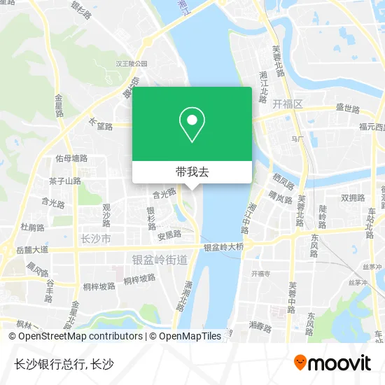 长沙银行总行地图