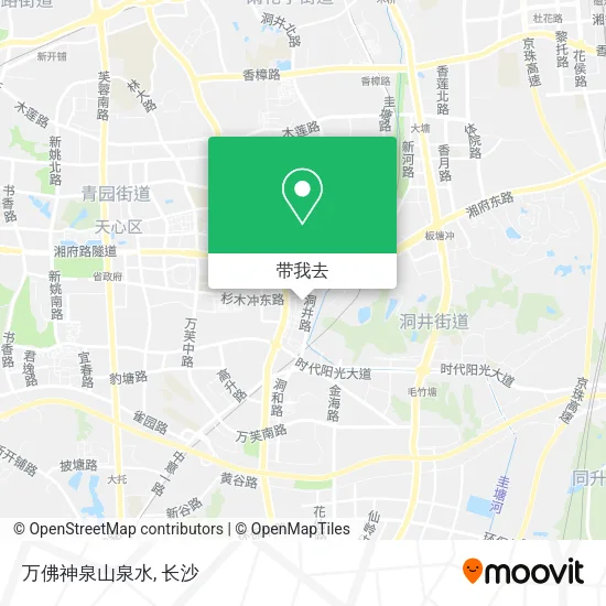 万佛神泉山泉水地图