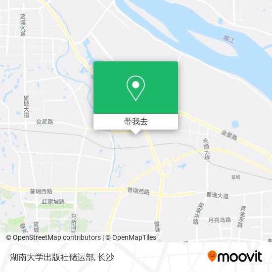 湖南大学出版社储运部地图