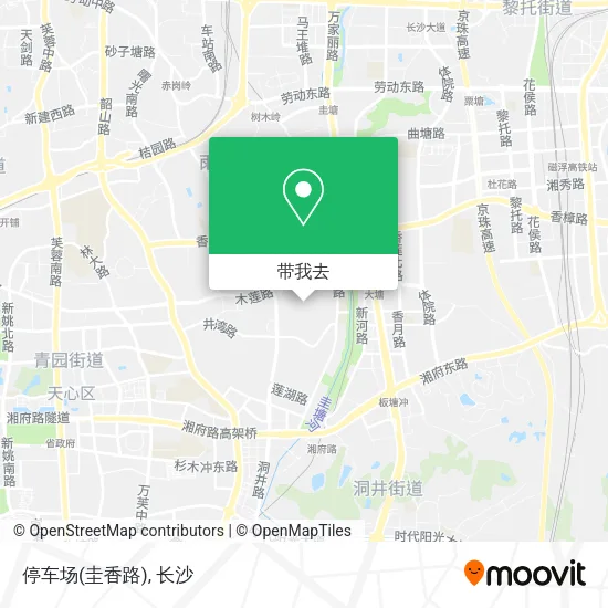 停车场(圭香路)地图