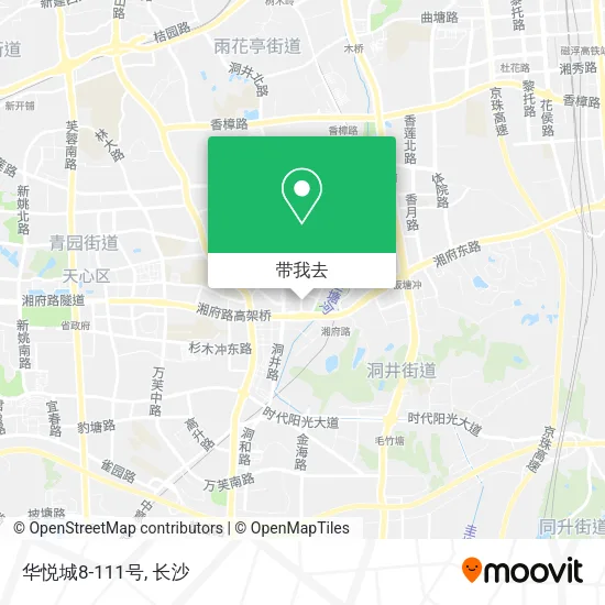 华悦城8-111号地图