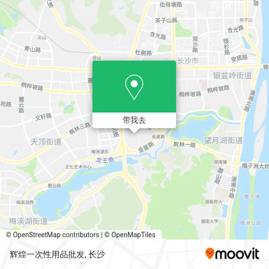 辉煌一次性用品批发地图