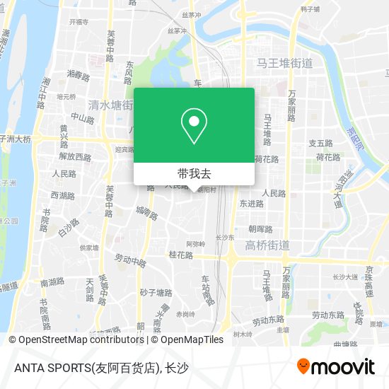ANTA SPORTS(友阿百货店)地图