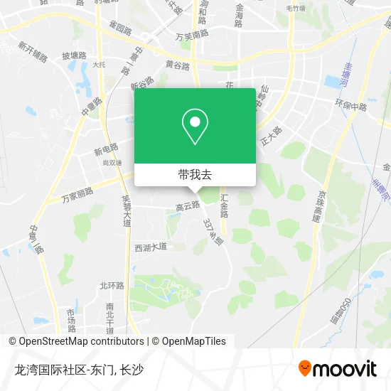 龙湾国际社区-东门地图