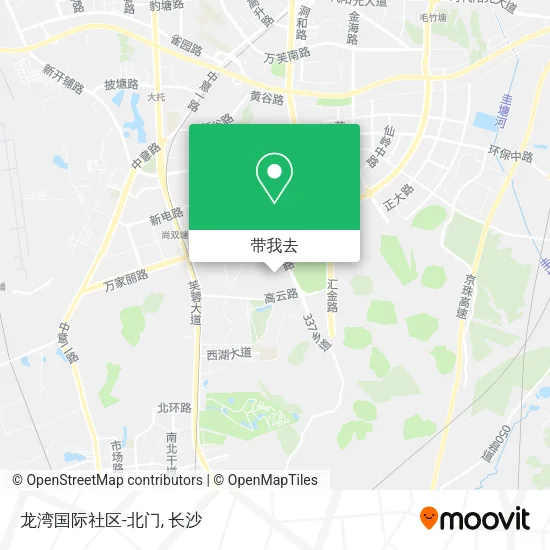 龙湾国际社区-北门地图