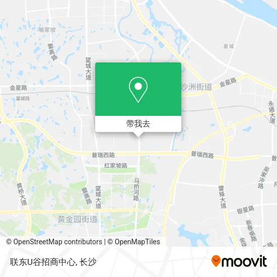 联东U谷招商中心地图