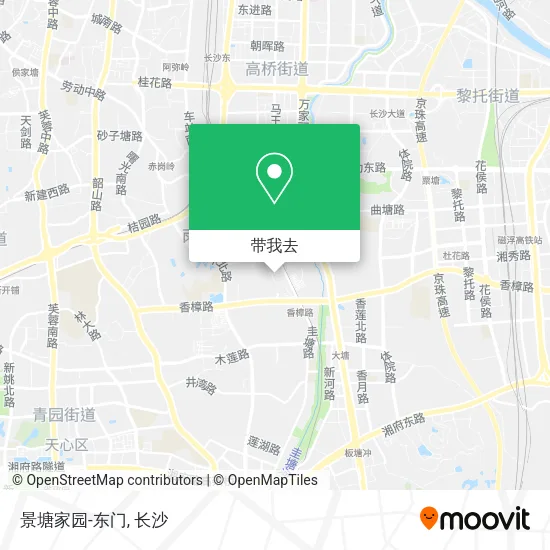 景塘家园-东门地图