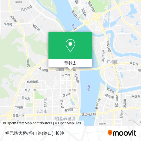 福元路大桥/谷山路(路口)地图