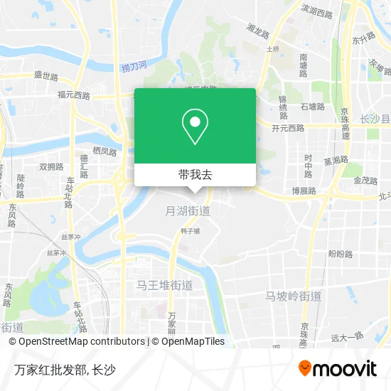 万家红批发部地图